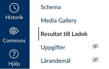 Resultatrapportering Canvas-Ladok