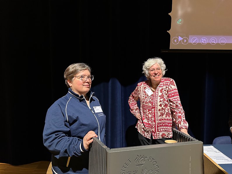 Mirjam Glessmer och Rachel Forsyth