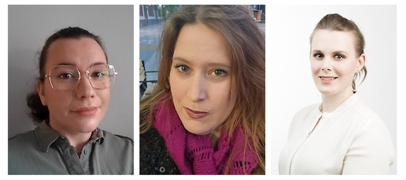 Collage Anna Littorin Ferm Josefine Krigh o Thérése Nicander.