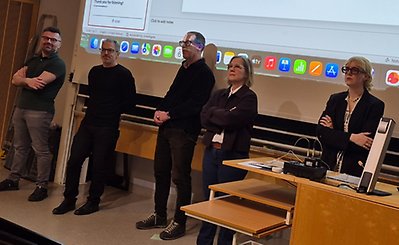 Professorerna som hade de korta presentationerna.