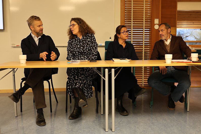 Erik Svensson, Karolina Wirdenäs, Catharina Sitte Durling och Göran Sundström Foto: Natalie Oliwsson